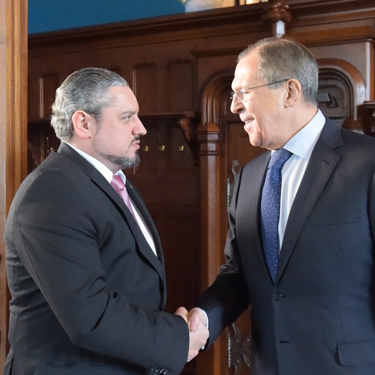 Andrei Galbur și Serghei Lavrov s-au întâlnit la Moscova sursa FOTO: mfa.gov.md