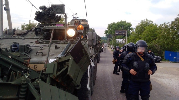Intrarea militarilor americani în Moldova a provocat frisoane forțelor pro-ruse / FOTO: Sorin Bucătaru