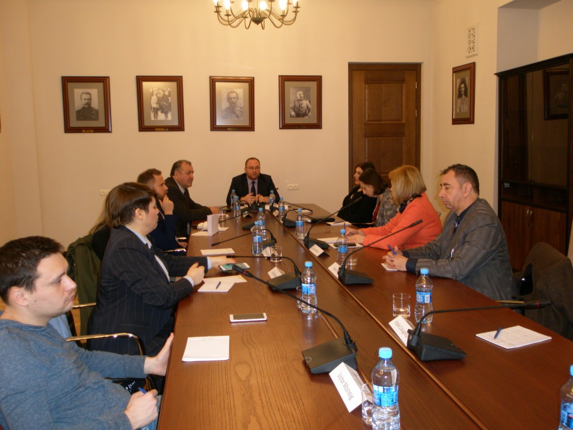 Irakli Beraia la întâlnire cu jurnaliștii moldoveni / FOTO: Report.md