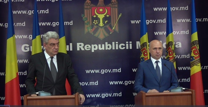 Prim-miniștrii Mihai Tudose și Pavel Filip / FOTO: Report.md